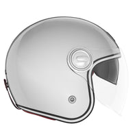 CASQUE JET NOX HERITAGE ARGENT