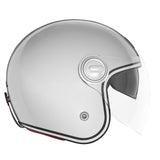 CASQUE JET NOX HERITAGE ARGENT