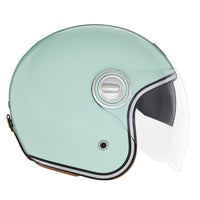 CASQUE JET NOX HERITAGE VERT D'EAU