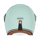 CASQUE JET NOX HERITAGE VERT D'EAU