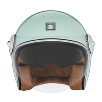 CASQUE JET NOX HERITAGE VERT D'EAU