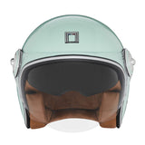 CASQUE JET NOX HERITAGE VERT D'EAU