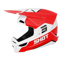 CASQUE CROSS SHOT FURIOUS BOLT ROUGE