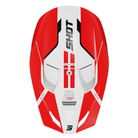 CASQUE CROSS SHOT FURIOUS BOLT ROUGE