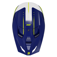 CASQUE CROSS SHOT FURIOUS PEAK BLEU JAUNE FLUO