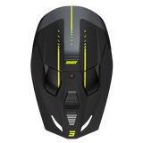 CASQUE CROSS SHOT FURIOUS PEAK GRIS JAUNE FLUO MAT