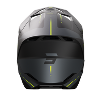 CASQUE CROSS SHOT FURIOUS PEAK GRIS JAUNE FLUO MAT