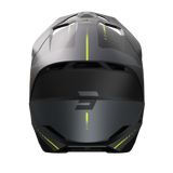 CASQUE CROSS SHOT FURIOUS PEAK GRIS JAUNE FLUO MAT