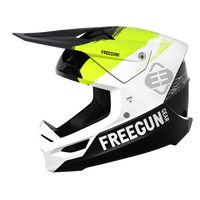 CASQUE CROSS FREEGUN BY SHOT XP4 SHADE JAUNE FLUO