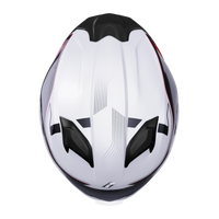 CASQUE INTEGRAL STORMER ZS 1001 TAKEN BLANC/ROUGE