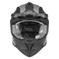 CASQUE CROSS NOX N633 ONYX ARGENT