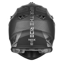 CASQUE CROSS NOX N633 ONYX ARGENT
