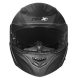 CASQUE MODULABLE NOX 965 SUPRA NOIR BLANC MAT