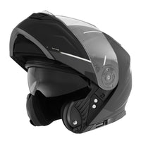 CASQUE MODULABLE NOX 965 SUPRA NOIR BLANC MAT