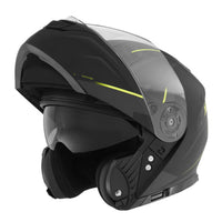 CASQUE MODULABLE NOX 965 SUPRA NOIR JAUNE MAT