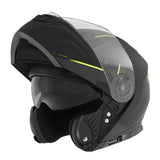 CASQUE MODULABLE NOX 965 SUPRA NOIR JAUNE MAT