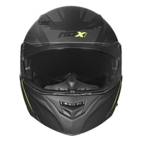 CASQUE MODULABLE NOX 965 SUPRA NOIR JAUNE MAT