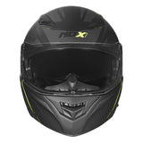CASQUE MODULABLE NOX 965 SUPRA NOIR JAUNE MAT