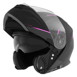 CASQUE MODULABLE NOX 965 SUPRA NOIR ROSE MAT