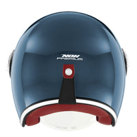 CASQUE JET NOX HERITAGE BLEU PETROLE