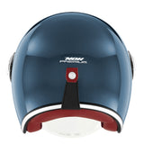 CASQUE JET NOX HERITAGE BLEU PETROLE