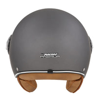 CASQUE JET NOX IDOL GRIS TITANIUM MAT