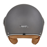 CASQUE JET NOX IDOL GRIS TITANIUM MAT