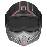 CASQUE MODULABLE NOX STRATOS FIGHTER BLANC MAT