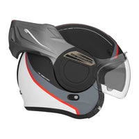 CASQUE MODULABLE NOX STRATOS FIGHTER BLANC MAT