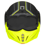 CASQUE MODULABLE NOX STRATOS FIGHTER JAUNE MAT