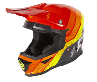 CASQUE CROSS FREEGUN BY SHOT XP4 STRIPE ROUGE