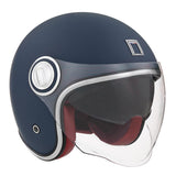 CASQUE JET NOX HERITAGE BLEU MARINE MAT