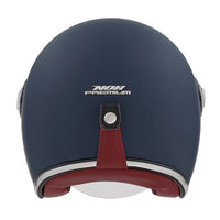 CASQUE JET NOX HERITAGE BLEU MARINE MAT