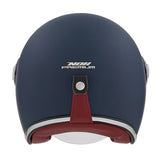 CASQUE JET NOX HERITAGE BLEU MARINE MAT
