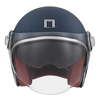 CASQUE JET NOX HERITAGE BLEU MARINE MAT
