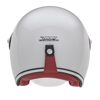 CASQUE JET NOX HERITAGE BLANC PERLE