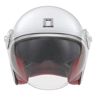 CASQUE JET NOX HERITAGE BLANC PERLE