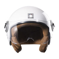 CASQUE JET NOX IDOL BLANC PERLE