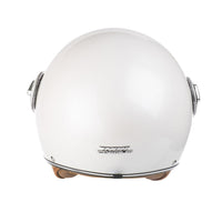 CASQUE JET NOX IDOL BLANC PERLE