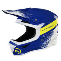 CASQUE CROSS SHOT FURIOUS ROLL NAVY JAUNE