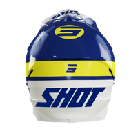 CASQUE CROSS SHOT FURIOUS ROLL NAVY JAUNE
