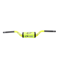 GUIDON DOPPLER SANS BARRE 28.6MM NOIR/JAUNE AVEC MOUSSE