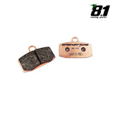 PLAQUETTES FREIN AVANT 4 PISTONS 8.1 METAL FRITTE