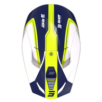 CASQUE CROSS SHOT FURIOUS REFLEX BLEU JAUNE FLUO