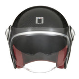 CASQUE JET NOX HERITAGE EFFET CARBONE