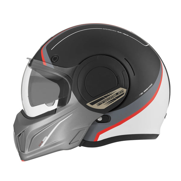 CASQUE MODULABLE NOX STRATOS FIGHTER BLANC MAT